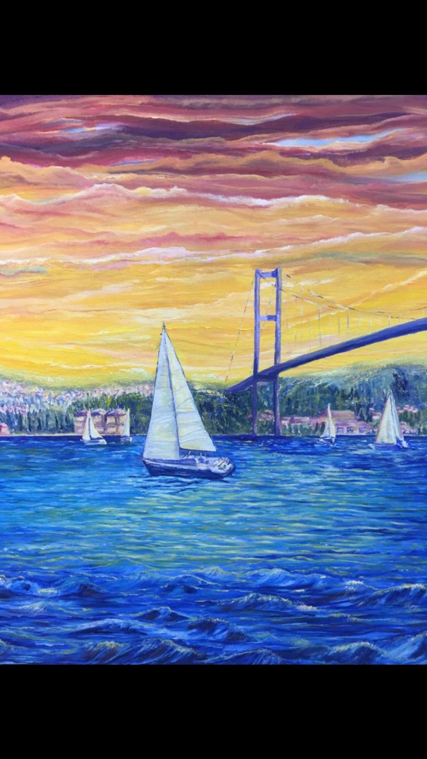 İsimsiz Eser · No. 9, Ayten Aydın’ın yağlı boya eseri