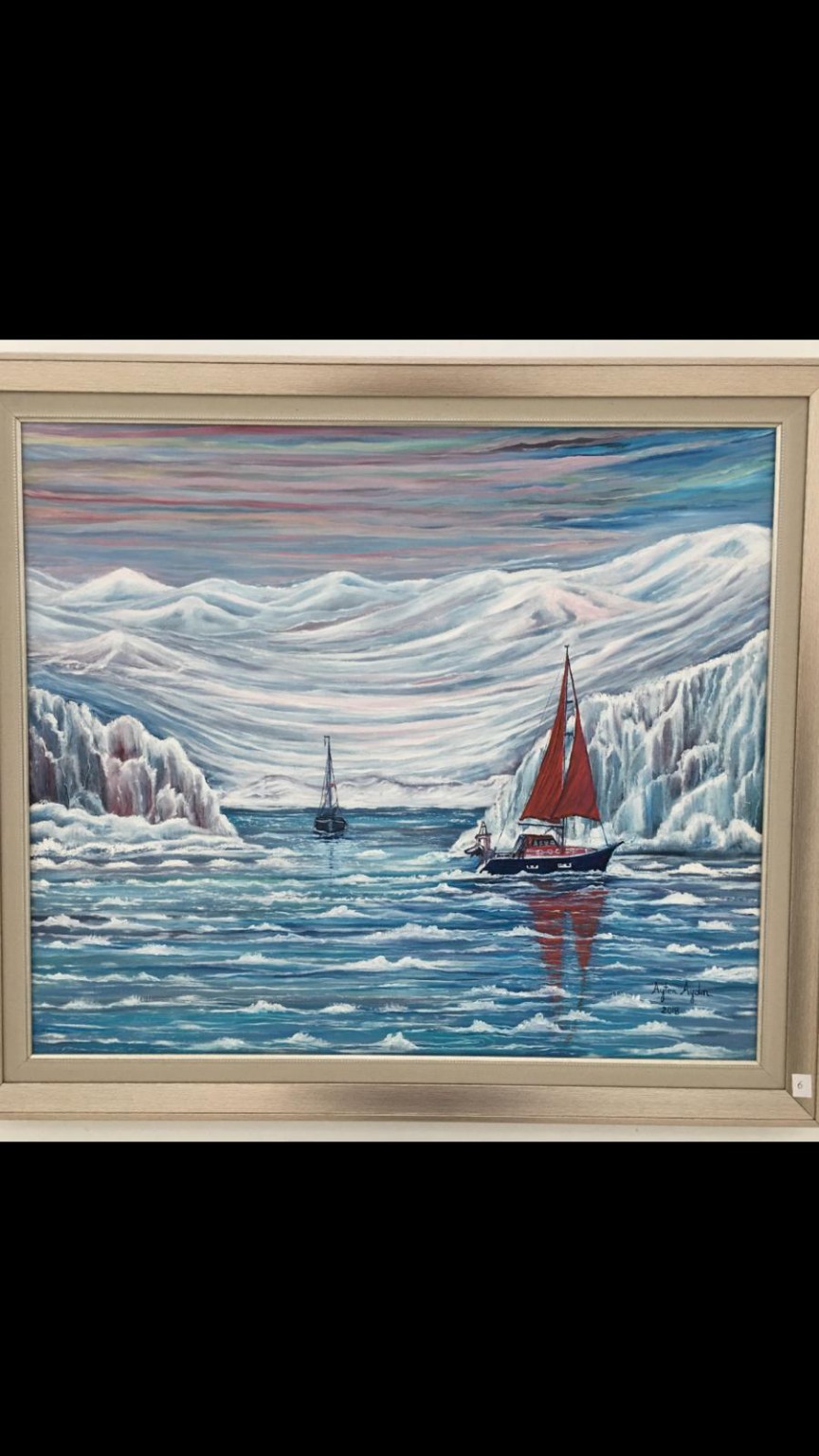 İsimsiz Eser · No. 12, Ayten Aydın’ın yağlı boya eseri